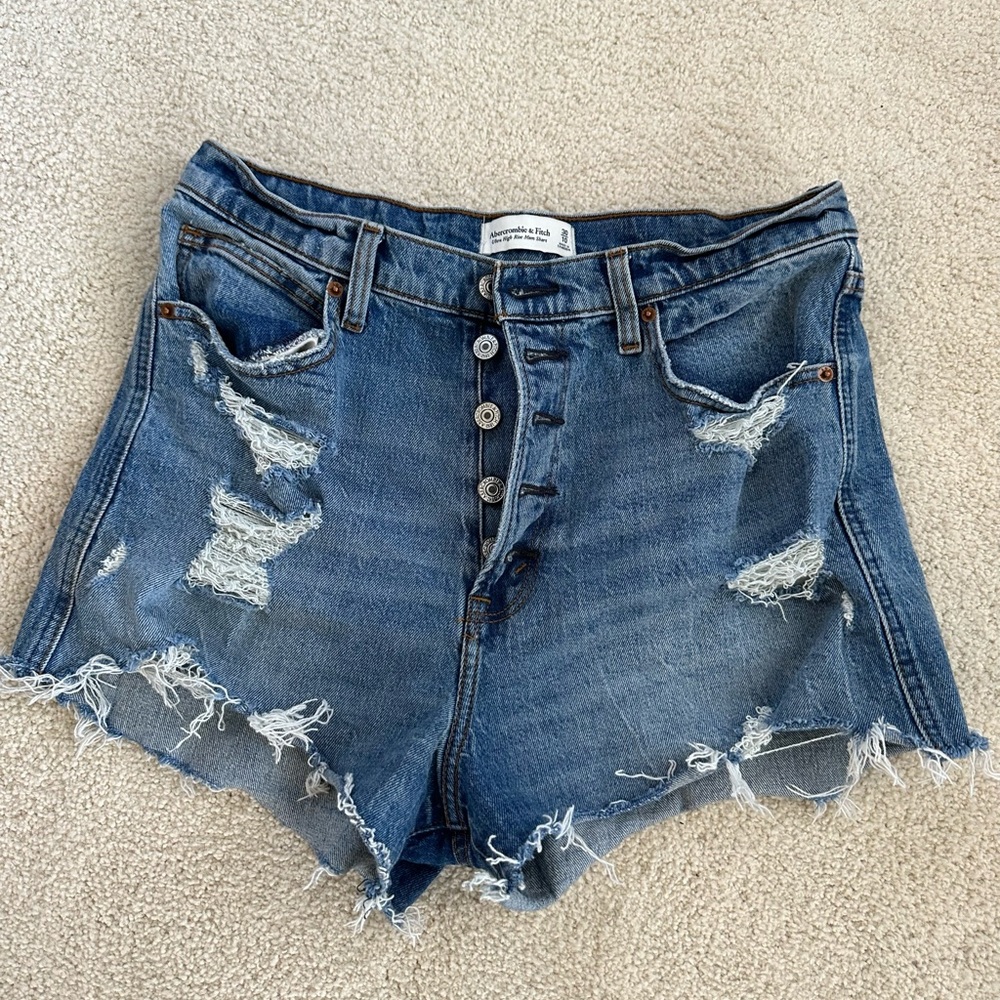 Abercrombie Ultra High Rise Short size 10